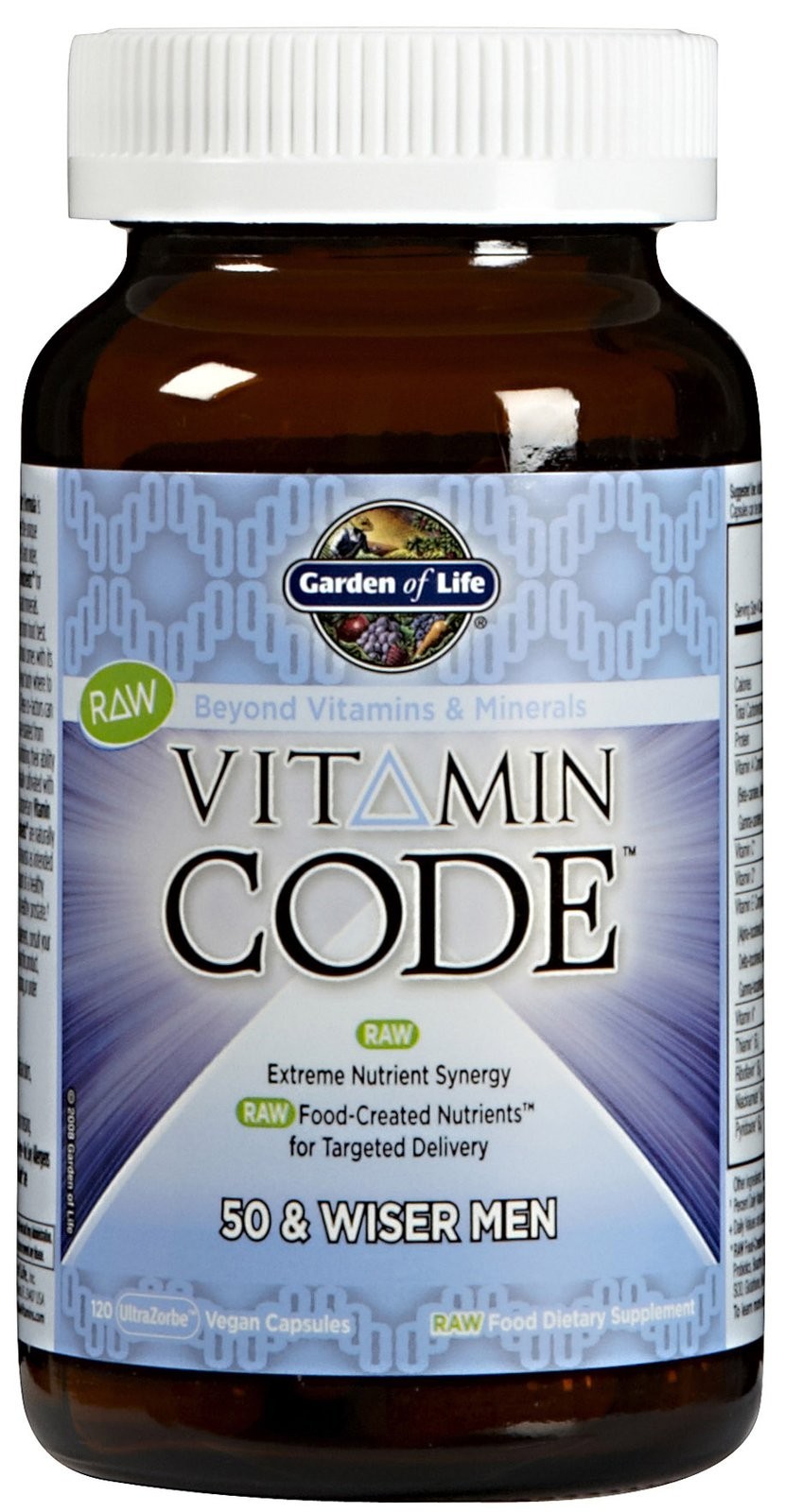 Garden of Life - Vitamin Code - 50 & Wiser Men's Multi - 120