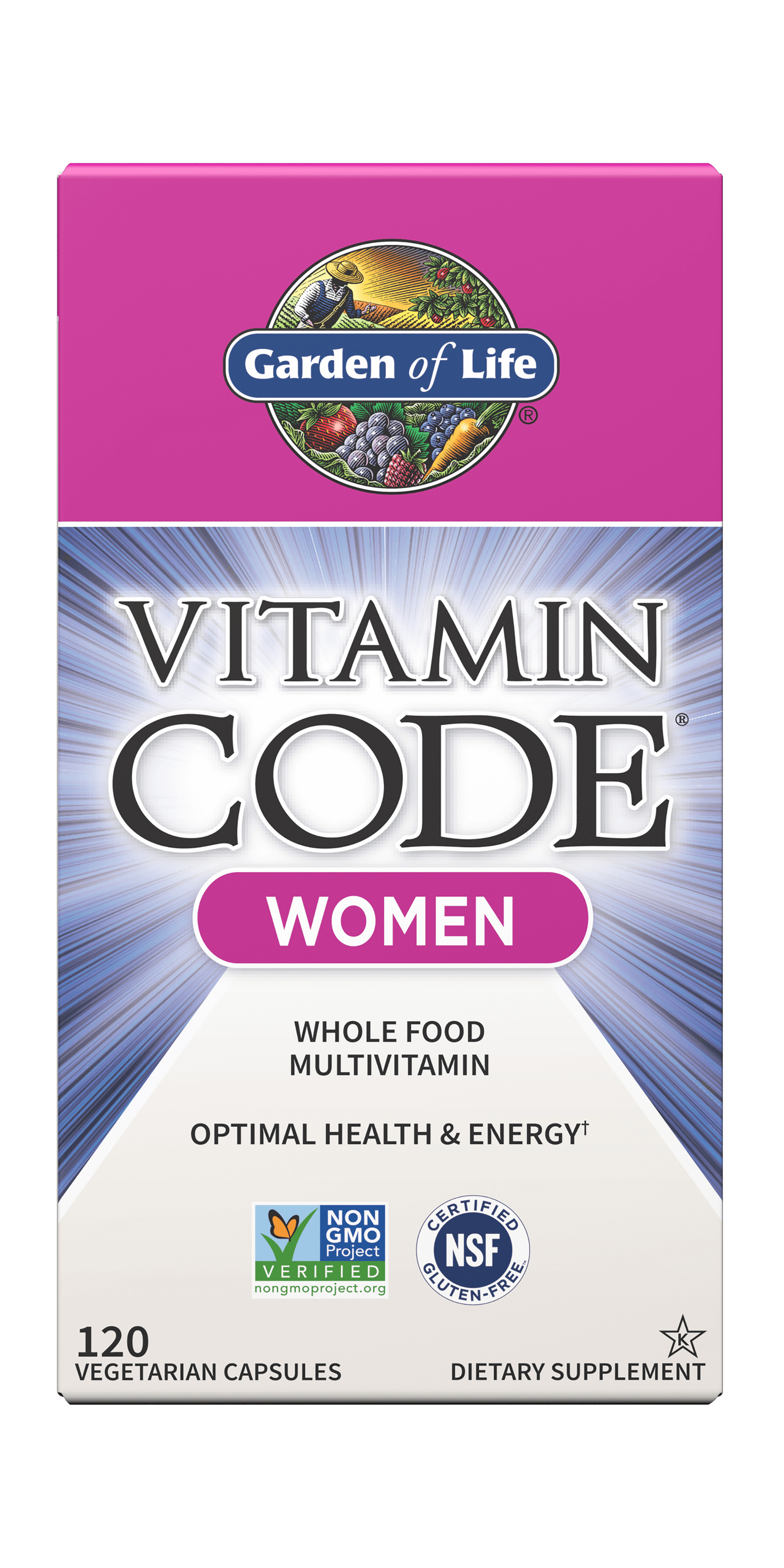 Garden of Life - Vitamin Code - Women's Multi - 120 Vegetarian