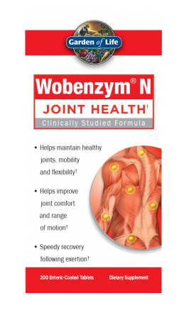 Garden of Life - Wobenzym N (Joint Health) - 200 Enteric-Coated