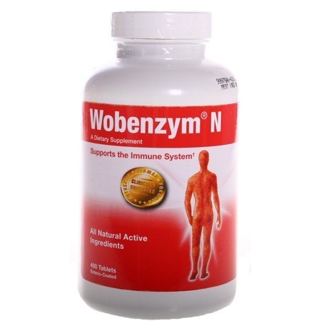 Garden of Life - Wobenzym N - 400 Enteric-Coated Tablets