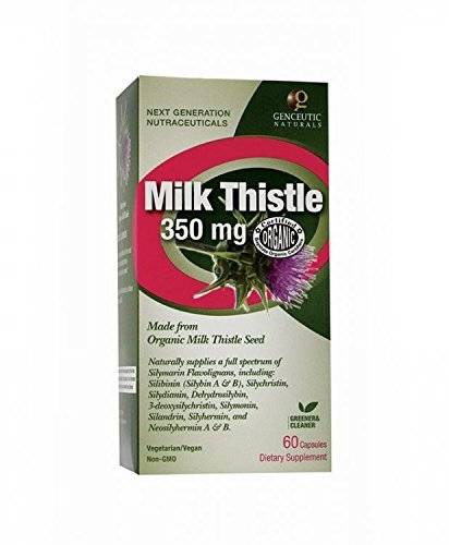 Genceutic Naturals - Milk Thistle 350 mg - 60 Capsules