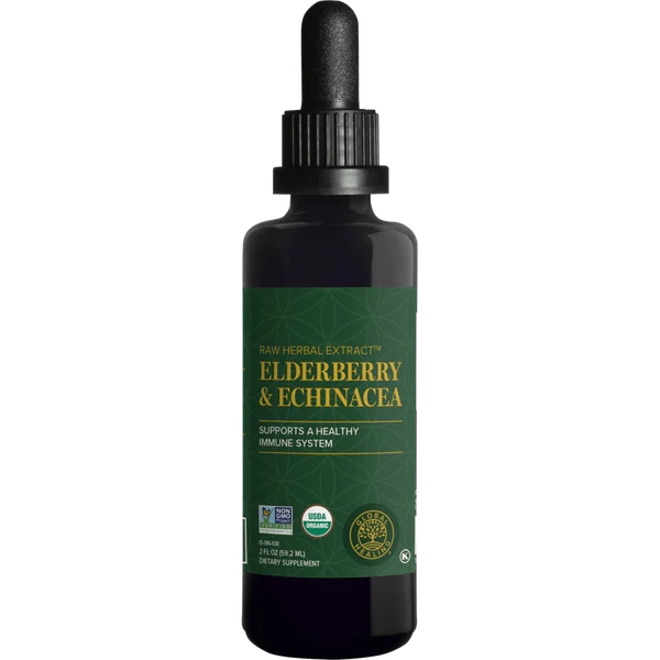 Global Healing - Elderberry & Echinacea - 2 fl. oz (59.2 ml)