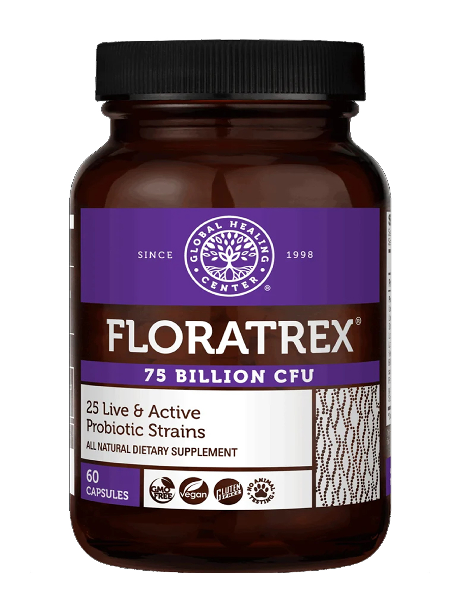 Global Healing - Floratrex 75 Billion CFU - 60 Capsules