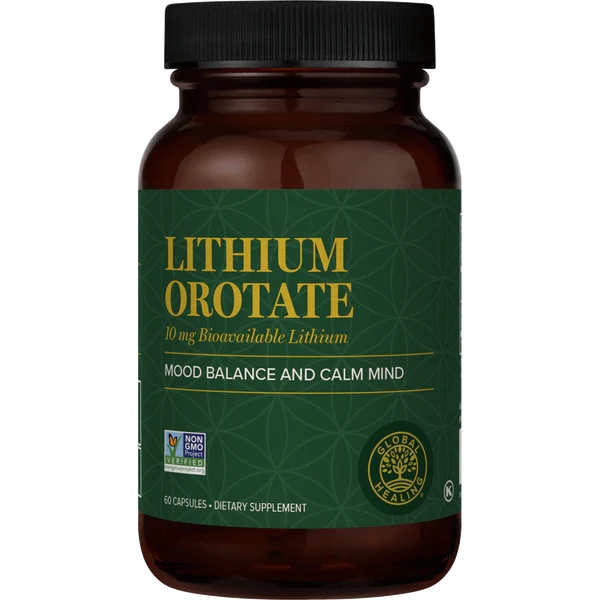 Global Healing - Lithium Orotate - 60 Capsules