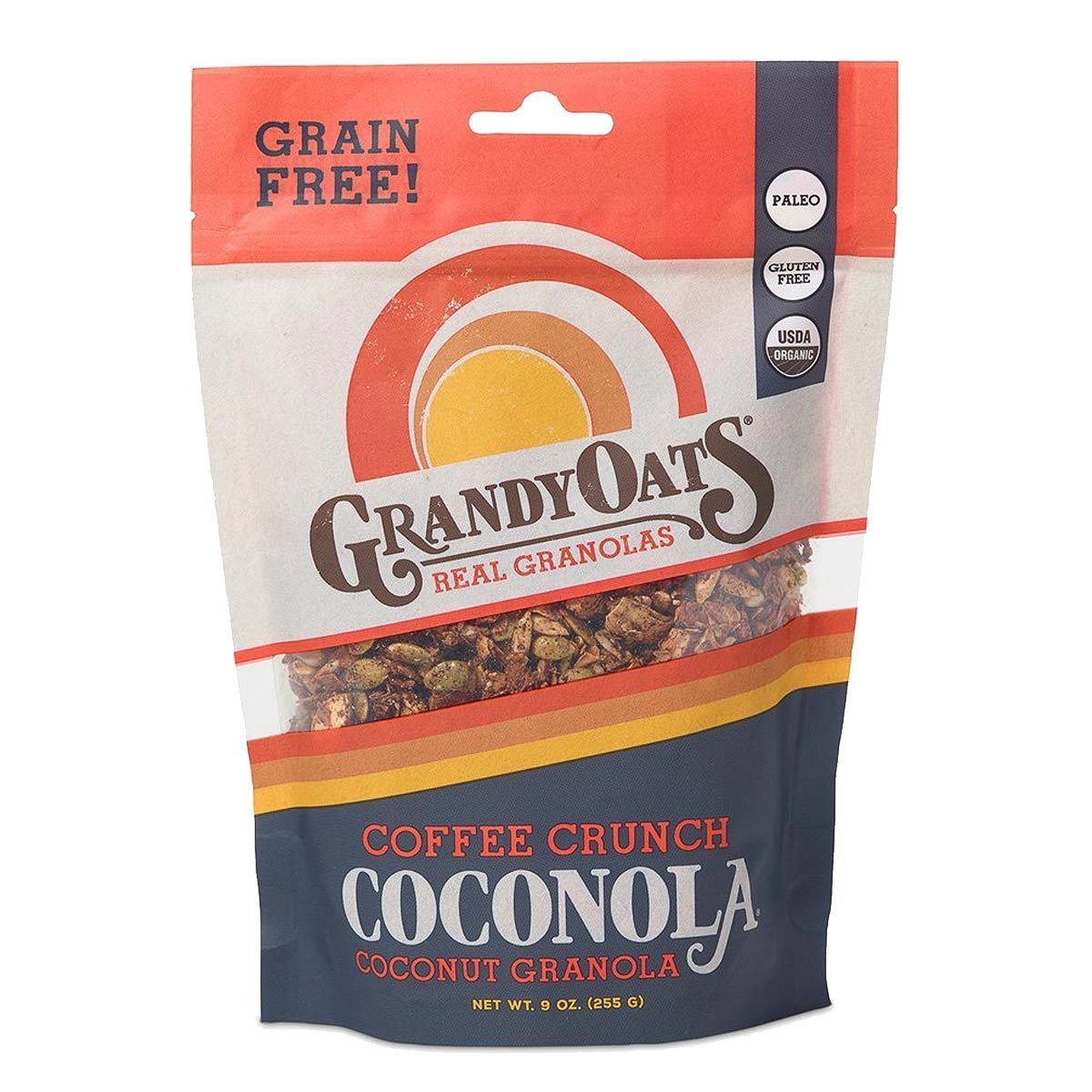 GrandyOats - Grain Free Coffee Crunch Coconola (Coconut Granola) - 9