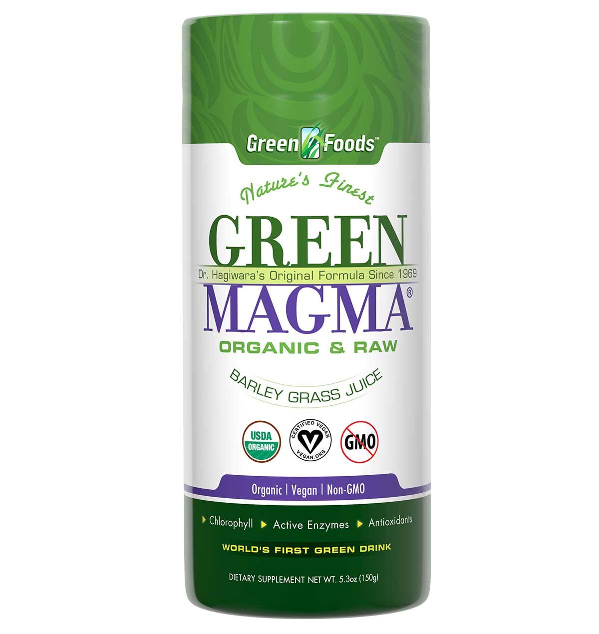 Green Foods - Organic Green Magma - 5.3 oz (150 Grams)