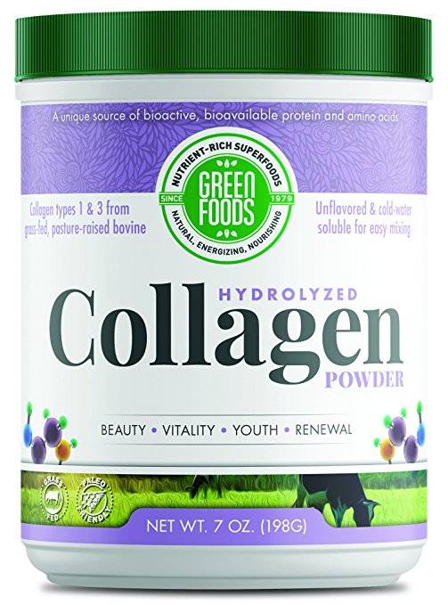 Green Foods - Hydrolized Collagen Powder - 7 oz (198 Grams)