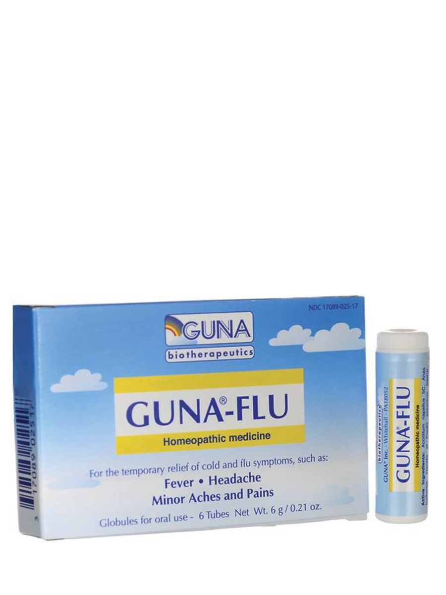 GUNA Biotherapeutics - Guna-Flu - 6 Monodose Tubes-Globules