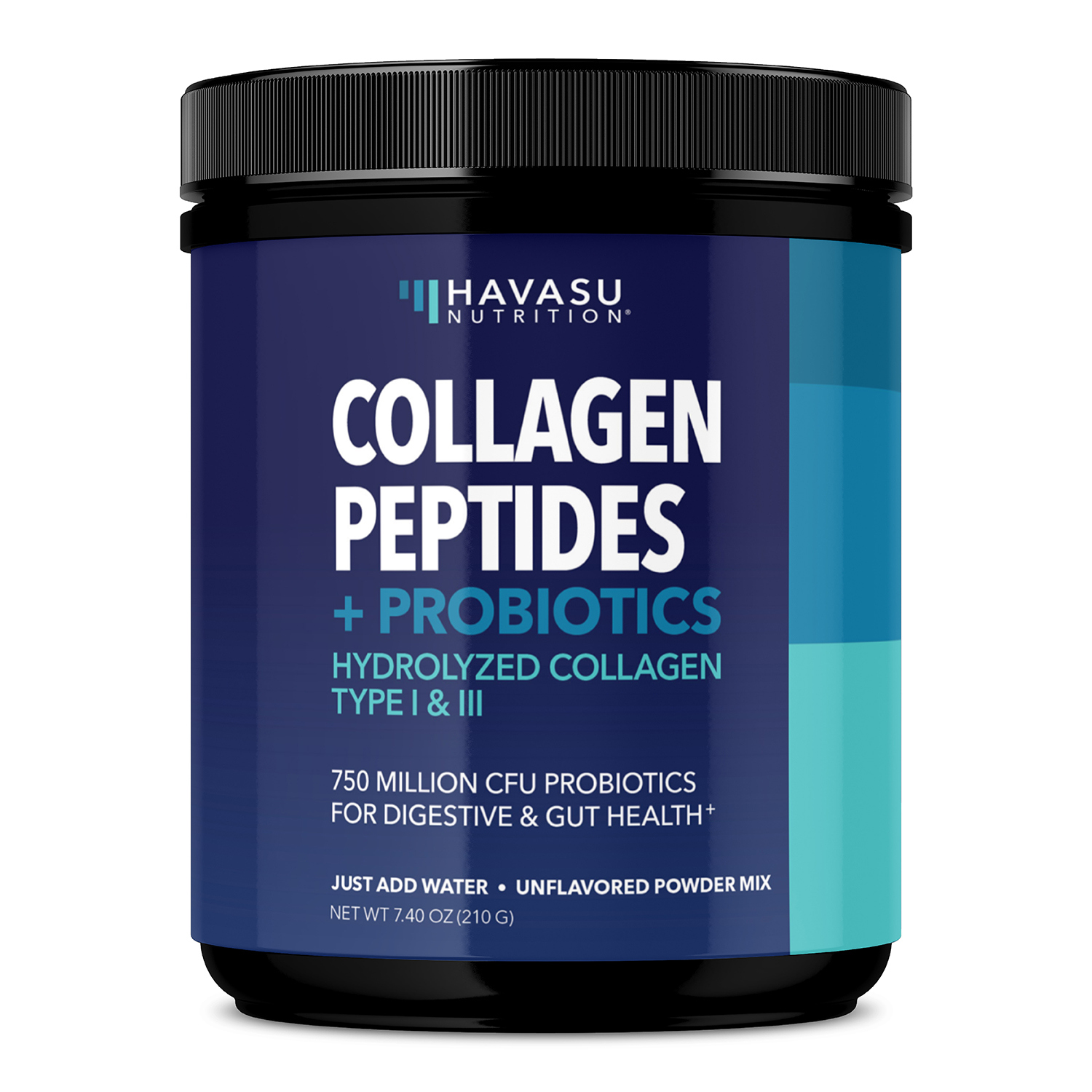 Havasu Nutrition - Collagen Peptides + Probiotics Powder, Unflavored -