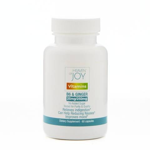 Heaven of Joy - B6 & Ginger 25 mg / 250 mg - 60 Capsules