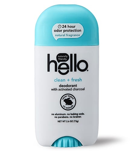 Hello - Clean + Fresh Deodorant With Activated Charcoal - 2.6 oz (73