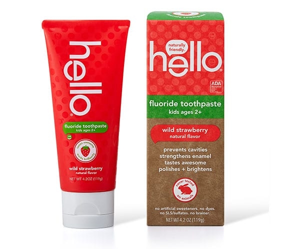 Hello - Kids Fluoride Toothpaste - Strawberry Natural Flavor - 4.2 oz