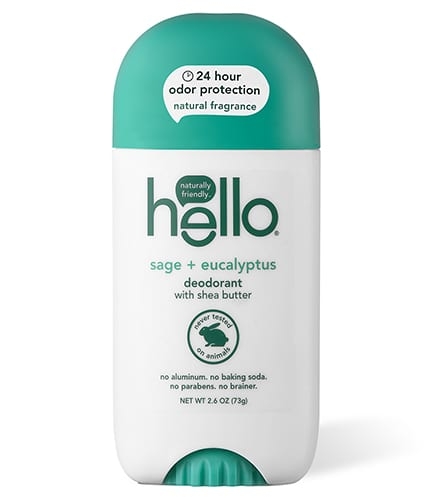 Hello - Sage + Eucalyptus Deodorant With Shea Butter - 2.6 oz (73