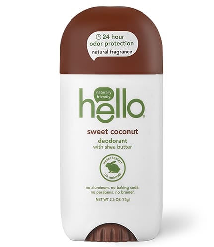 Hello - Sweet Coconut Deodorant With Shea Butter - 2.6 oz (73 Grams)