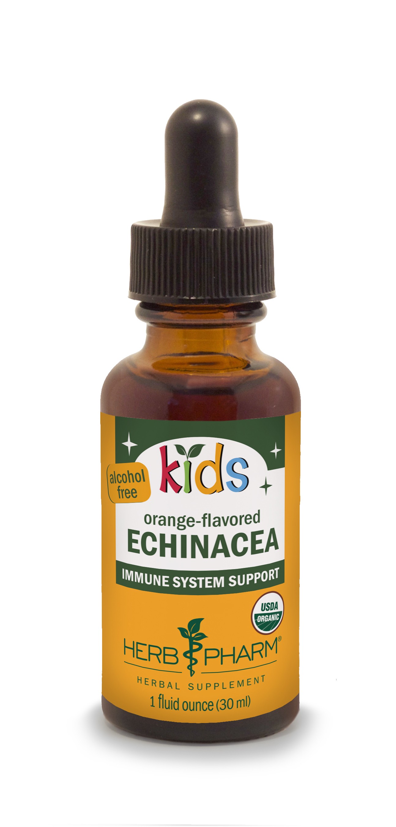 Herb Pharm - Kids Echinacea (Alcohol-Free), Orange-Flavor - 1 fl. oz