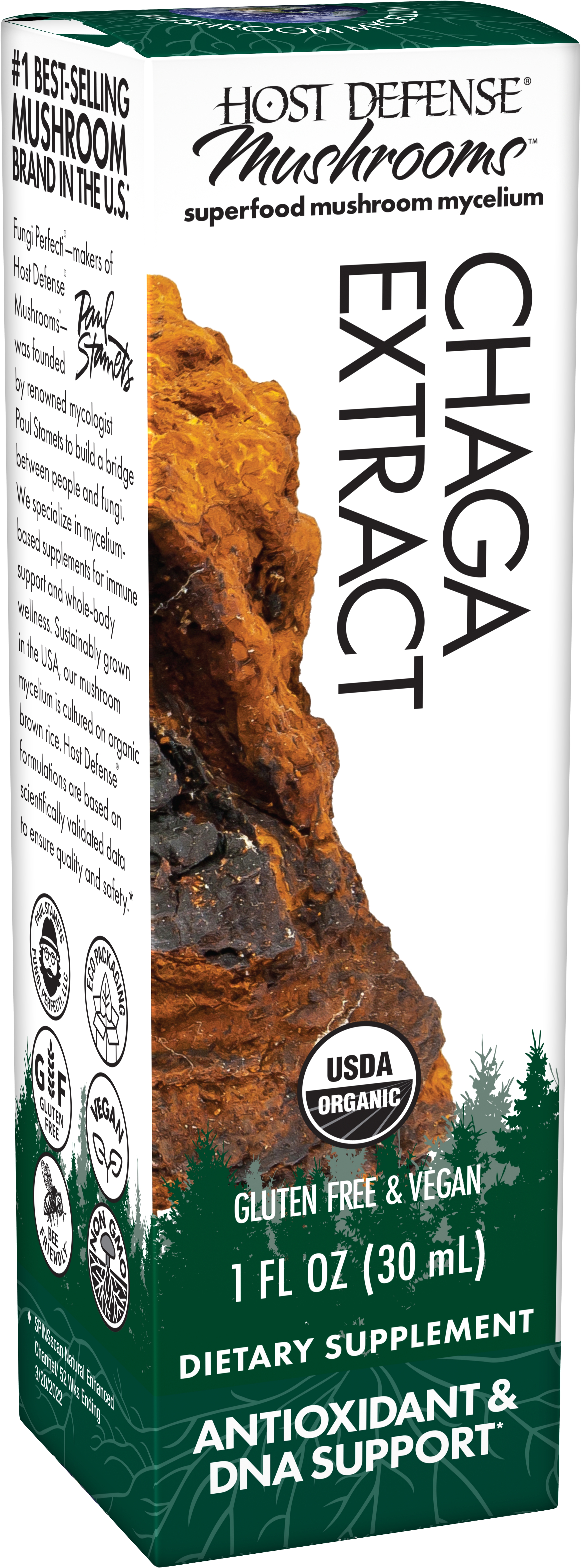 Host Defense - Chaga Extract - 1 fl. oz (30 ml)