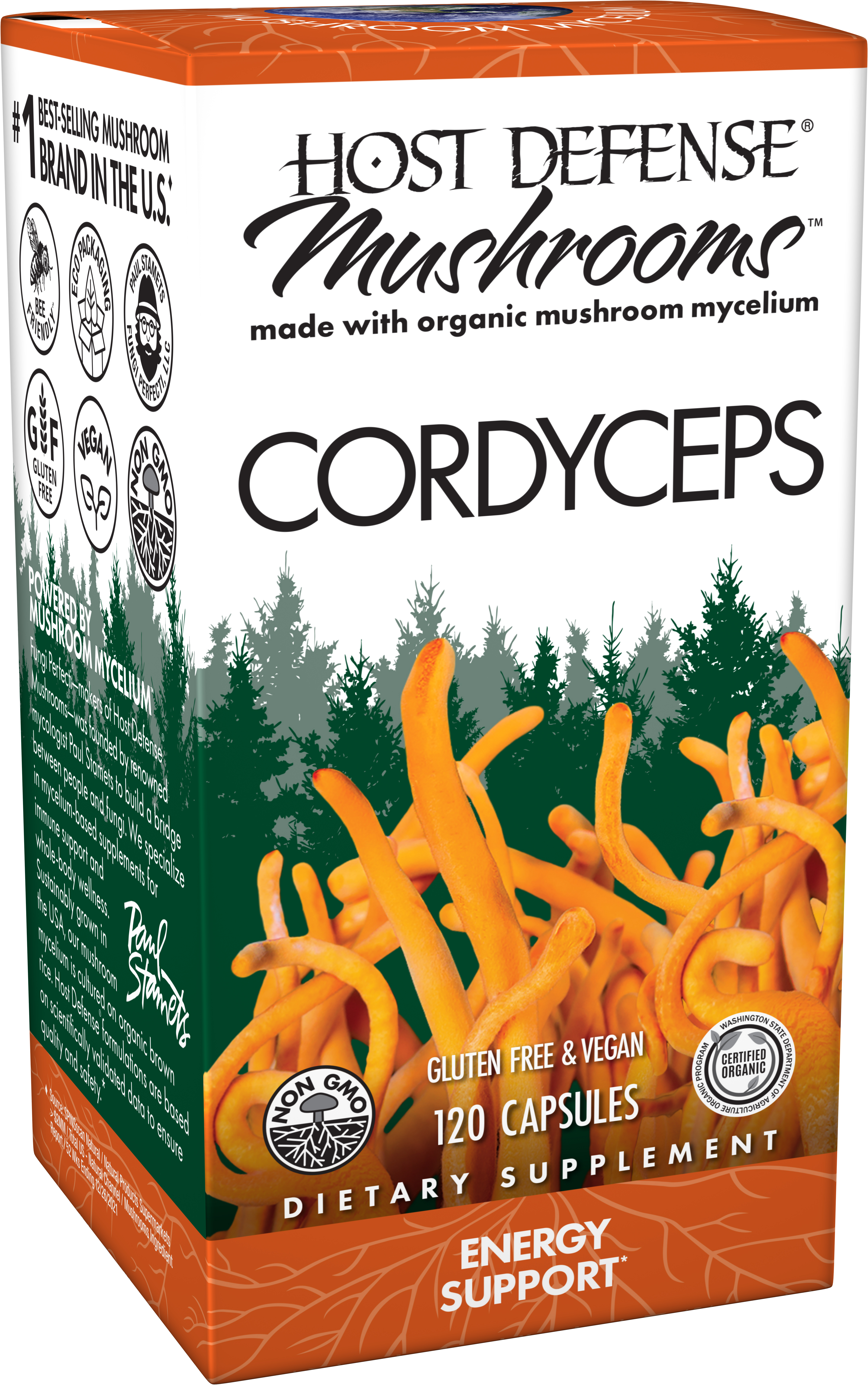 Host Defense - Cordyceps - 120 Capsules