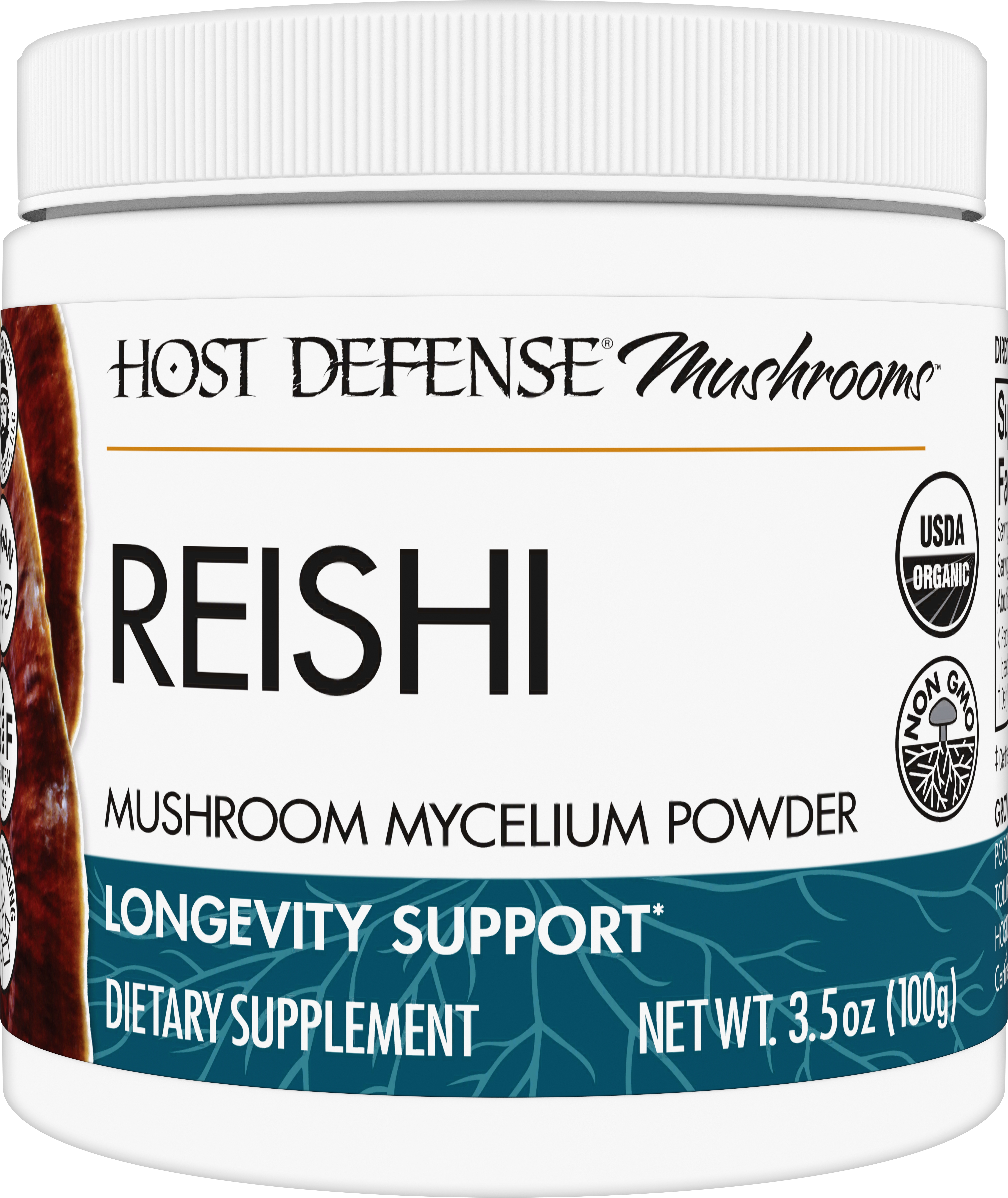 Host Defense - Reishi Powder - 3.5 oz (100 Grams)