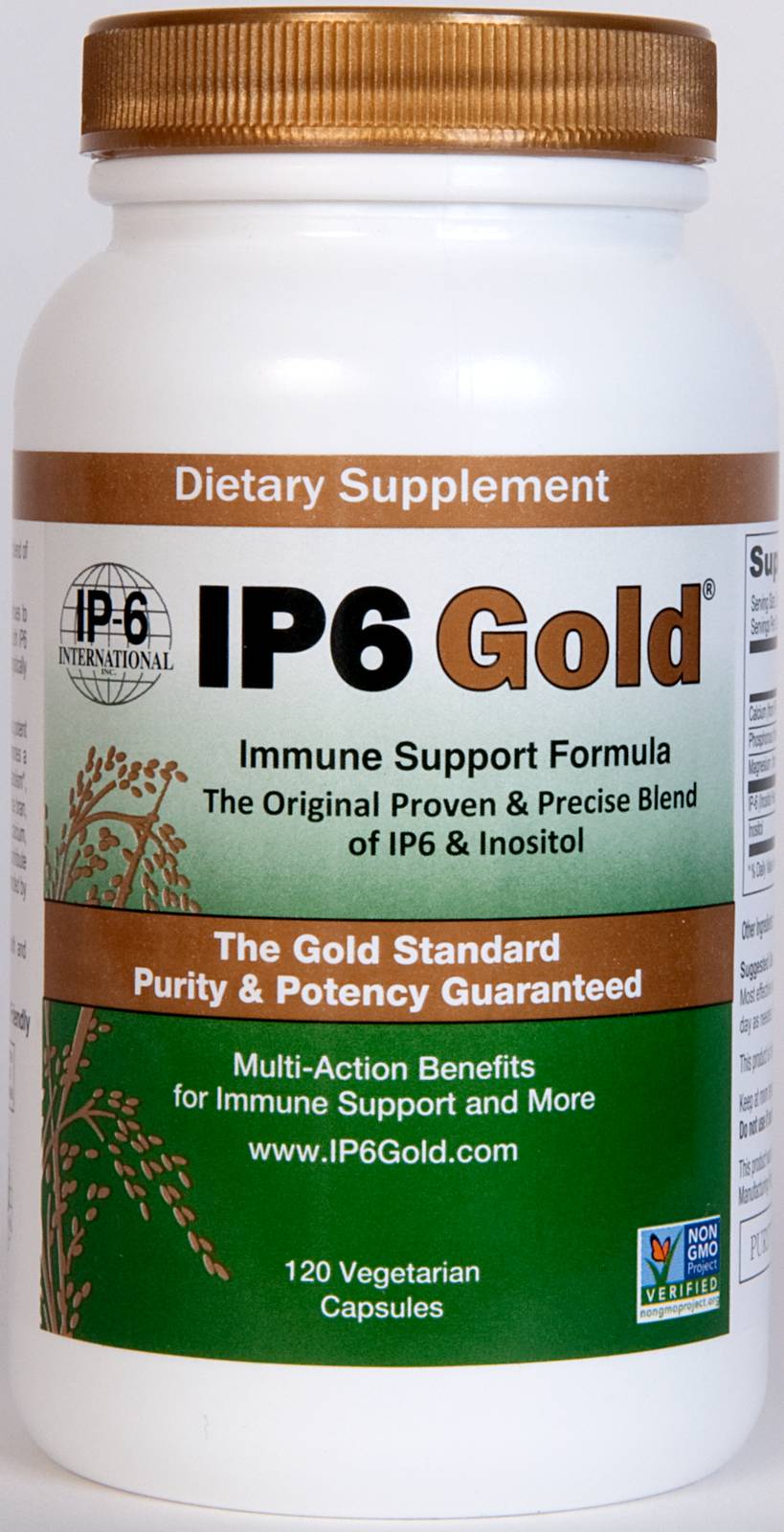 IP-6 - IP6 Gold Immune Support Formula - 120 Vegetarian Capsules