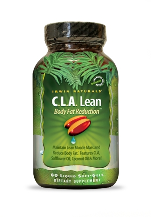 Irwin Naturals - CLA Lean Body Fat Reduction - 80 Liquid Soft-Gels