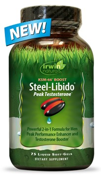 Irwin Naturals - Steel-Libido Peak Testosterone - 75 Liquid Soft-Gels