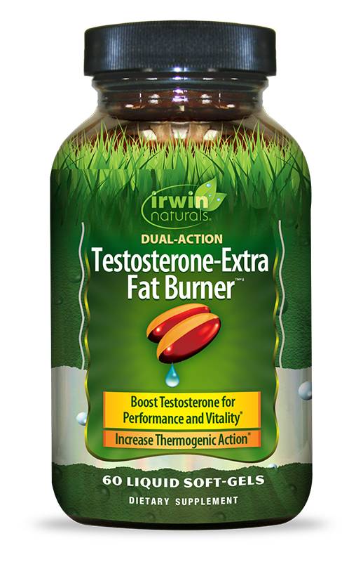 Irwin Naturals - Testosterone-Extra Fat Burner - 60 Liquid Soft-Gels