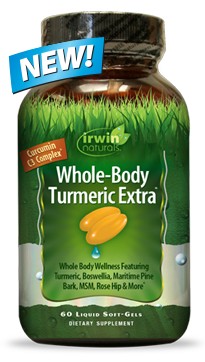 Irwin Naturals - Whole Body Turmeric Extra - 60 Liquid Soft-Gels