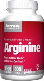 Jarrow Formulas - Arginine 1000 mg - 100 Tablets
