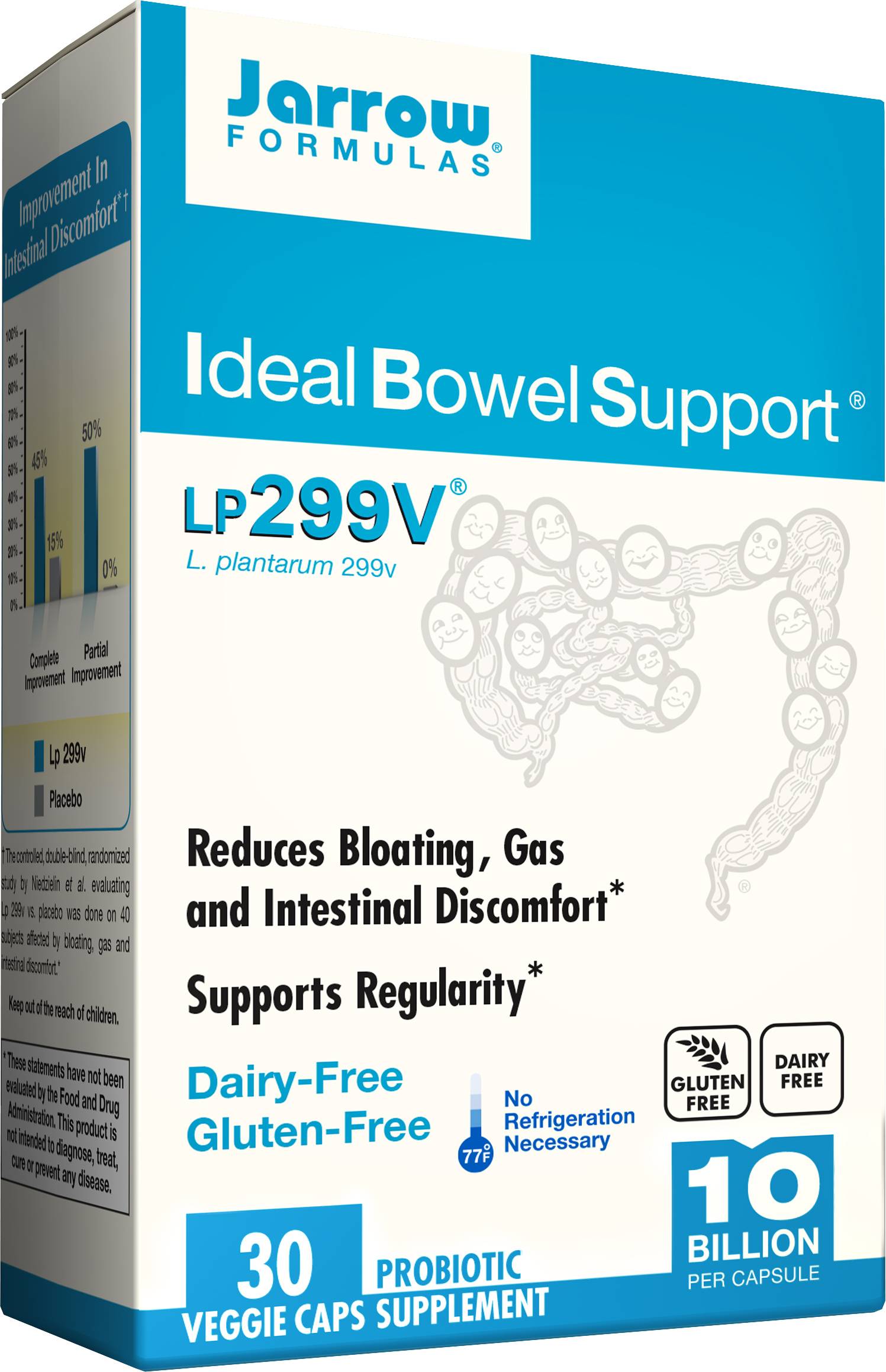 Jarrow Formulas - Ideal Bowel Support - 30 Capsules
