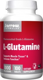 Jarrow Formulas - L-Glutamine 1000 mg - 100 Tablets