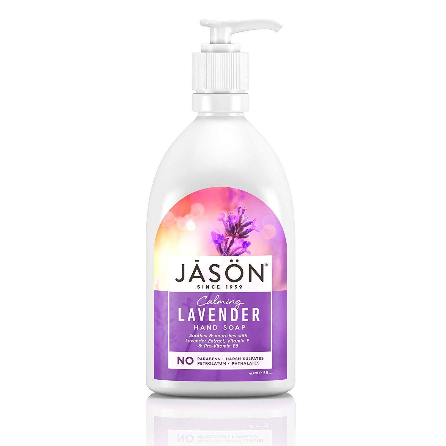 Jason Natural Products - Calming Lavender Hand Soap - 16 fl. oz (473