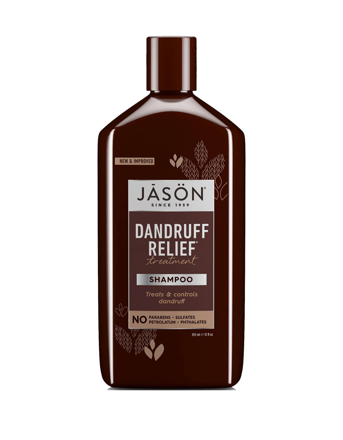 Jason Natural Products - Dandruff Relief Treatment Shampoo - 12 fl. oz
