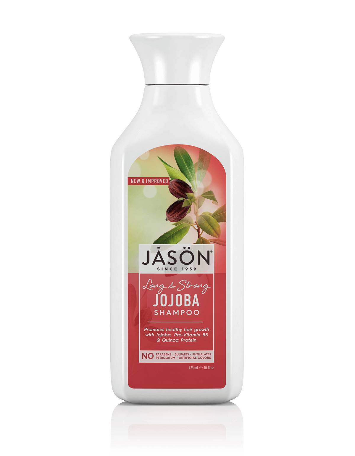 Jason Natural Products - Long and Strong Jojoba Shampoo - 16 fl. oz
