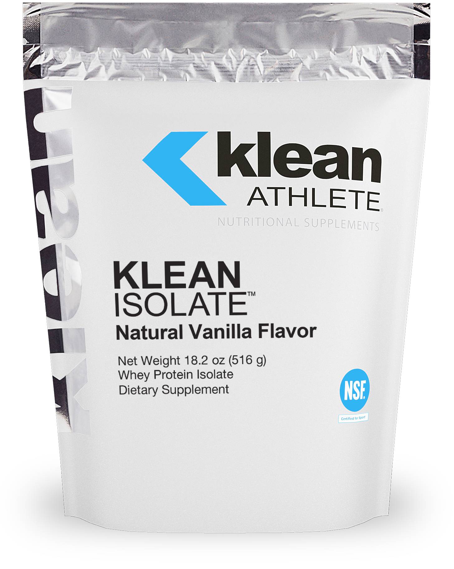 Klean Athlete - Klean Isolate, Natural Vanilla Flavor - 18.2 oz (516
