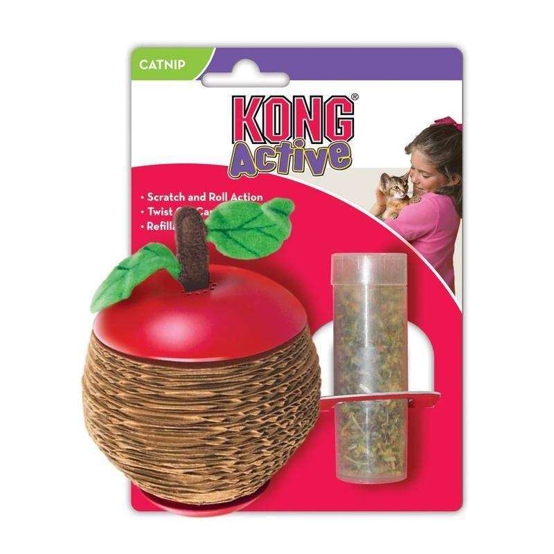 Kong - KONG Active Scratch Apple for Cats - 1 Count