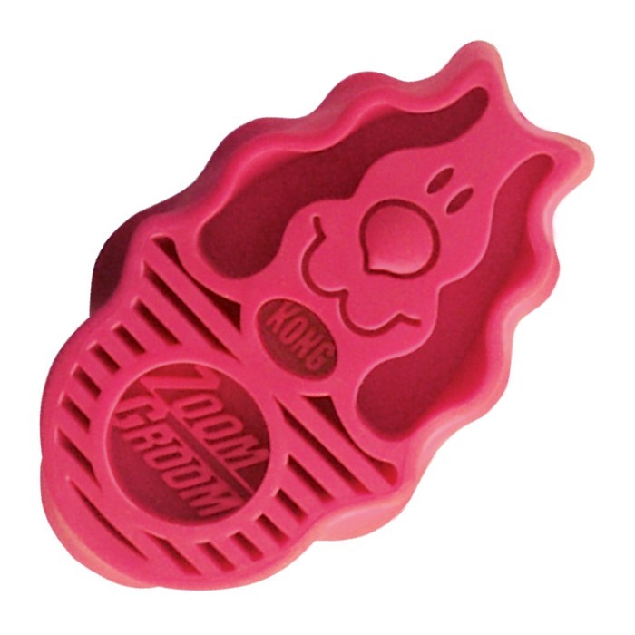 Kong - KONG Zoom Groom for Dogs - Raspberry Color - 1 Count