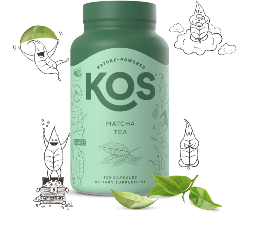 KOS - Matcha Tea - 120 Capsules