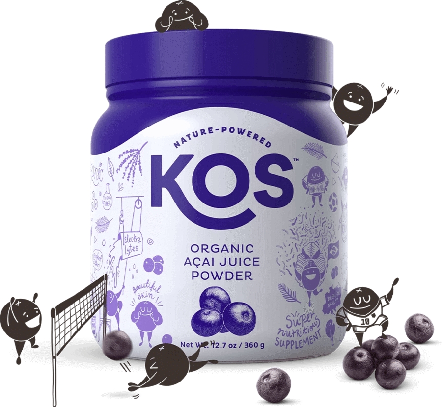 KOS - Organic Acai Juice Powder - 12.7 oz (360 Grams)