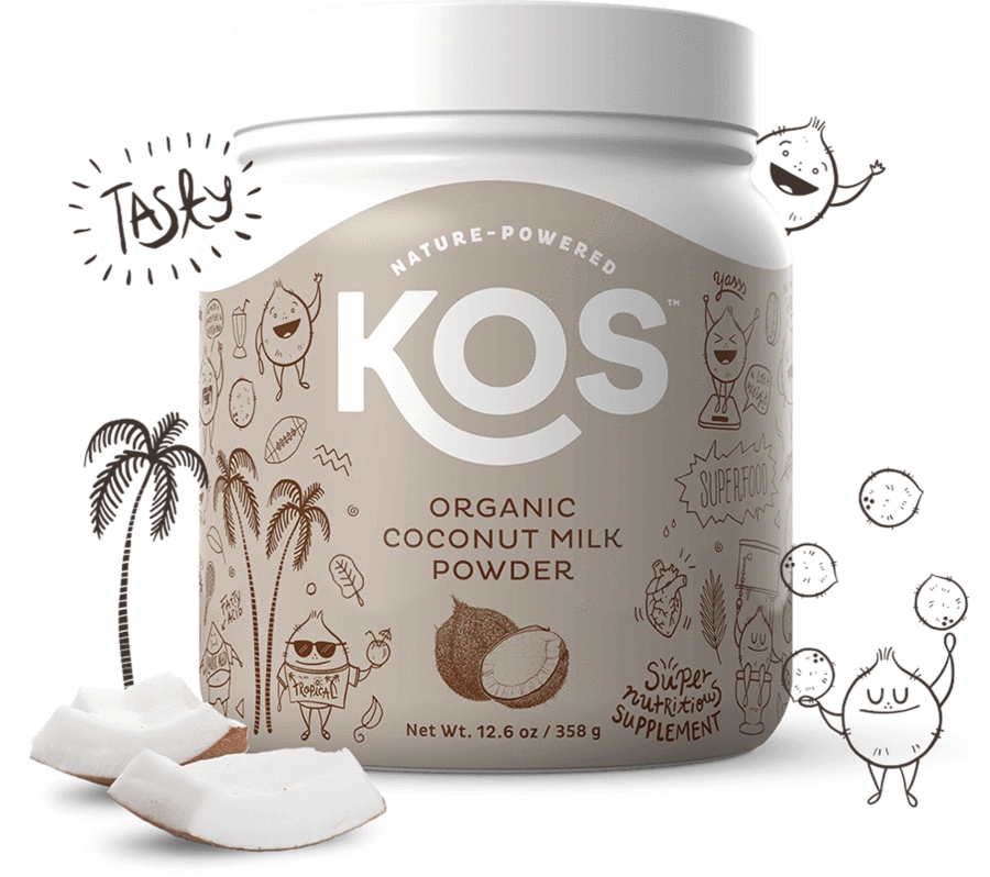 KOS - Organic Coconut Milk Powder - 12.6 oz (358 Grams)