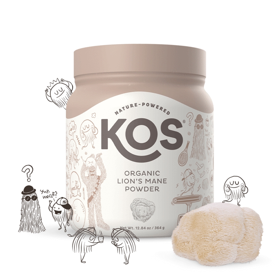 KOS - Organic Lion's Mane Powder - 12.84 oz (364 Grams)