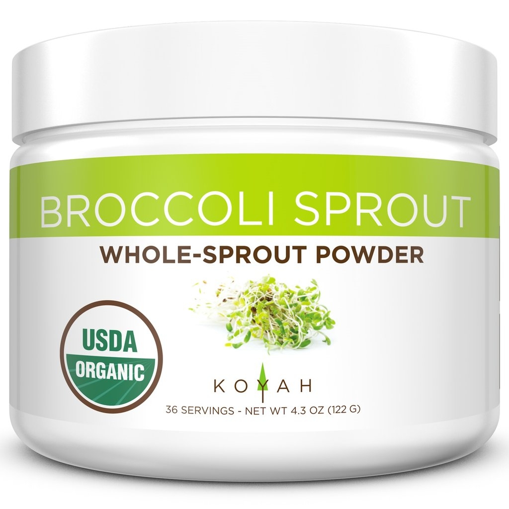 Koyah - Organic Broccoli Sprout Powder - 4.3 oz (122 Grams)