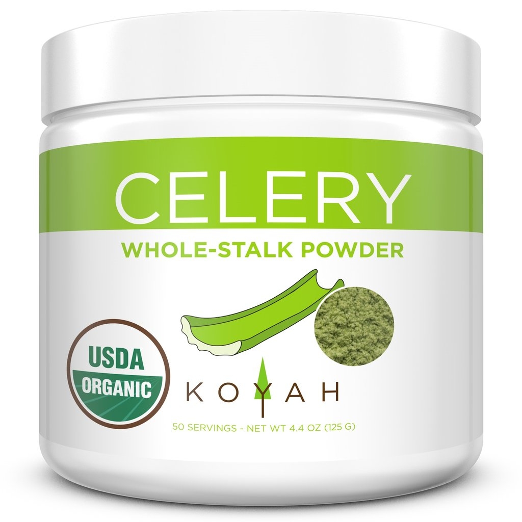 Koyah - Organic Celery Powder - 4.4 oz (125 Grams)