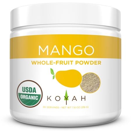 Koyah - Organic Mango Whole-Fruit Powder - 7.6 oz (216 Grams)