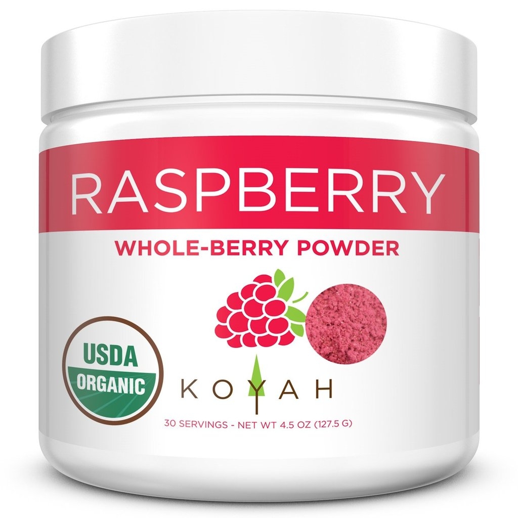 Koyah - Organic Raspberry Powder - 4.5 oz (127.5 Grams)