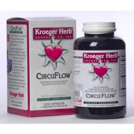 Kroeger Herb - CircuFlow - 270 Vegetarian Capsules