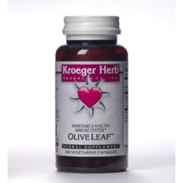Kroeger Herb - Olive Leaf - 100 Vegetarian Capsules