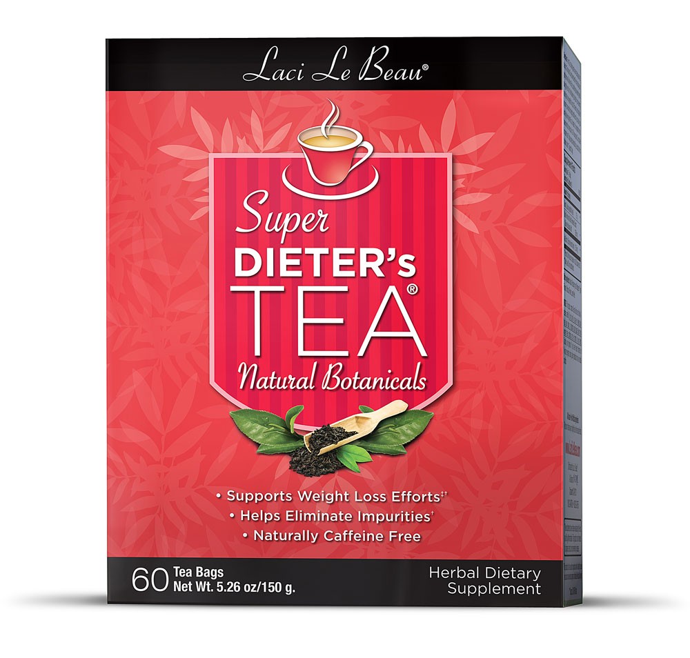 Laci Le Beau - Super Dieter's Tea All Natural Botanicals - 60 Tea Bags