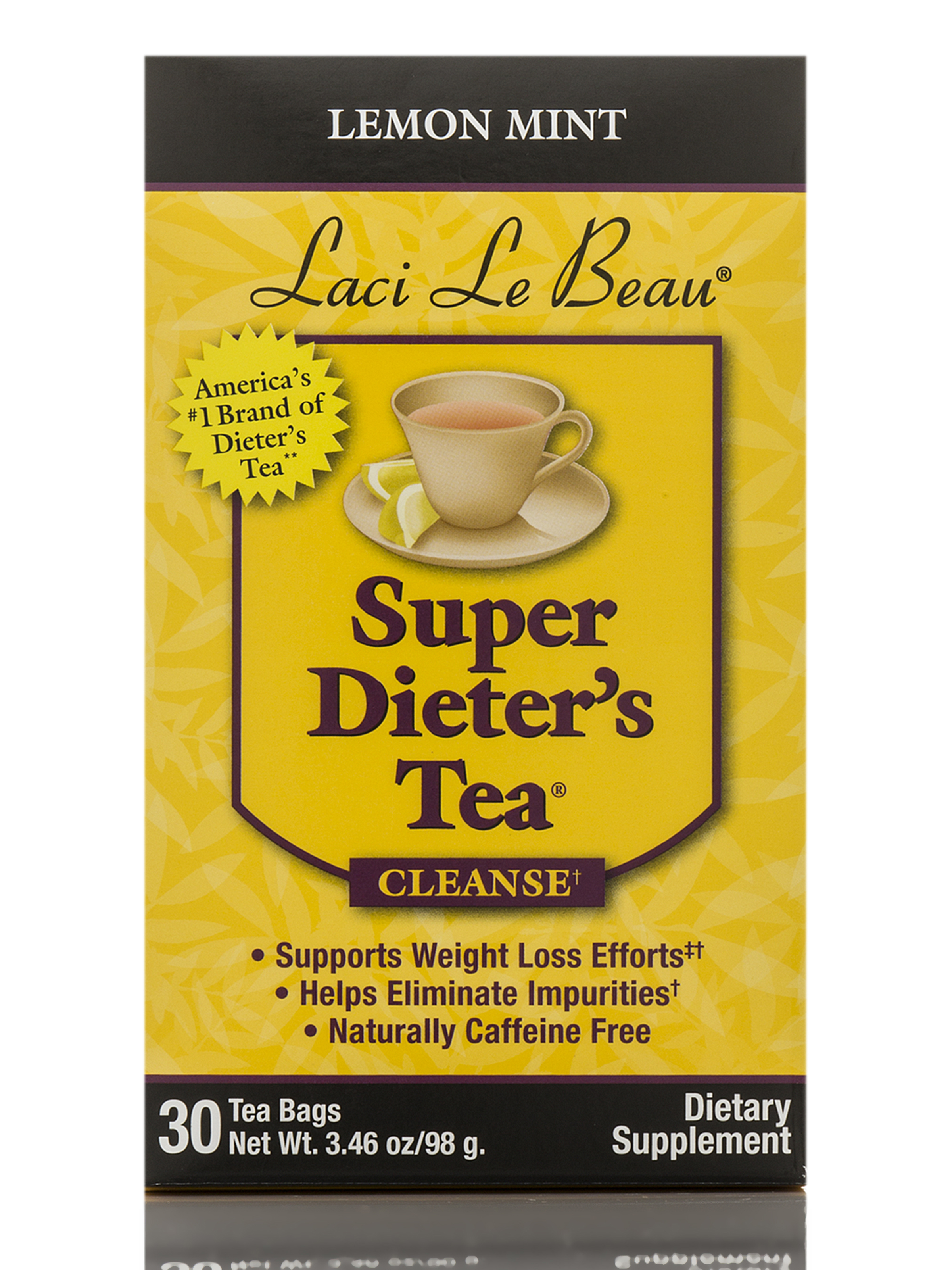 Laci Le Beau - Super Dieter's Tea Lemon Mint - 30 Tea Bags