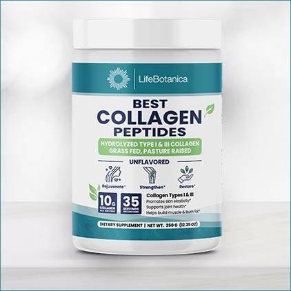 LifeBotanica - Best Collagen Peptides - 12.35 oz (350 Grams)