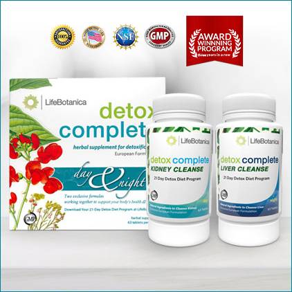 LifeBotanica - Detox Complete Day & Night - 126 Tablets
